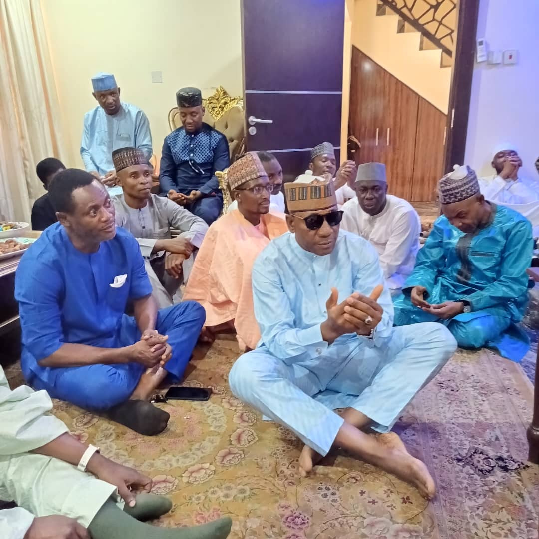 Members of the Babamba family gathered in Okene
